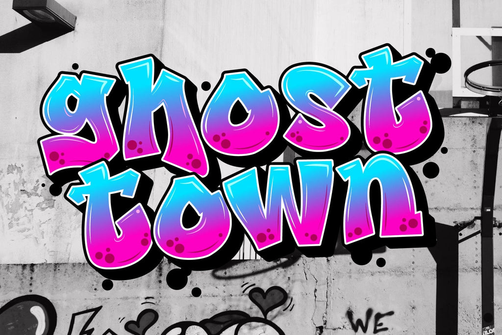 Judge Color Font-Blue Pink - So Fontsy