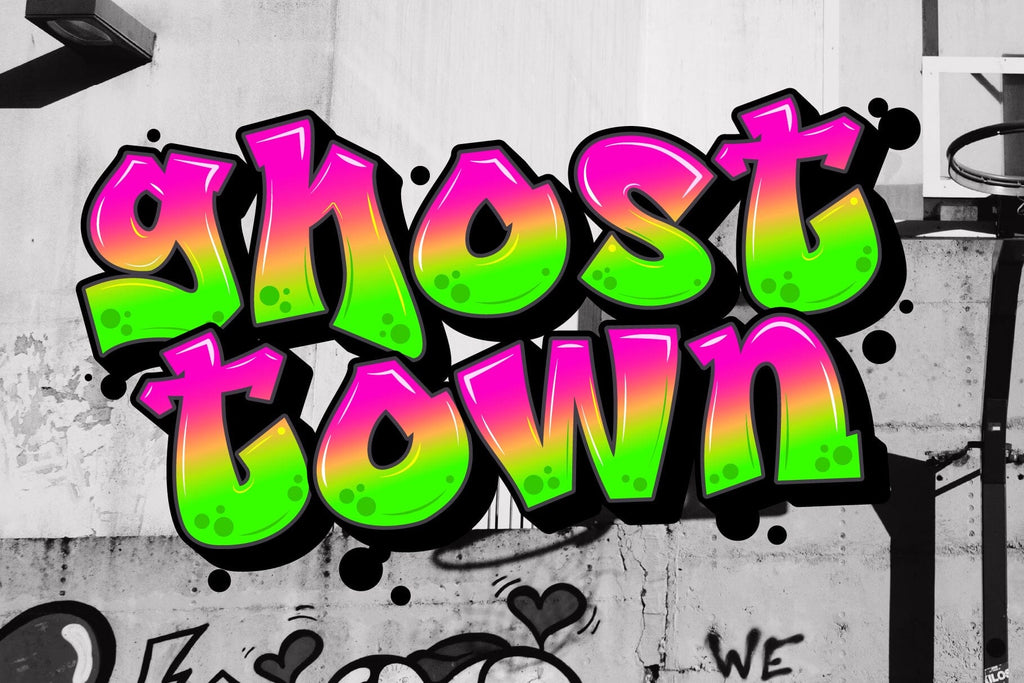 Judge Color Font-Pink Green - So Fontsy
