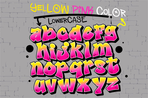 Judge Color Font-Yellow Pink Font BB Digital Arts 
