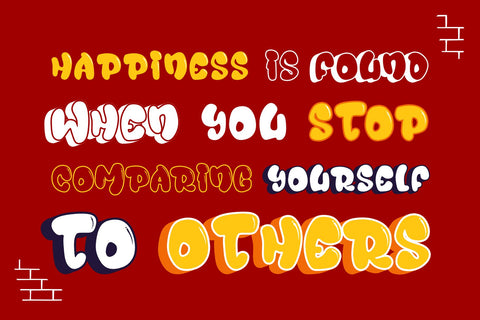 Juicy Snap - Cute and Chubby 3d Layered Graffiti Letter Font Mozzatype 