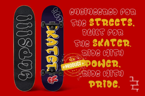 Juicy Snap - Cute and Chubby 3d Layered Graffiti Letter Font Mozzatype 