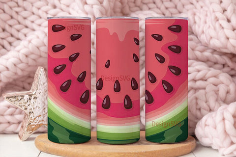 Juicy Watermelon 20oz Tumbler Wrap Sublimation DesignSVG 
