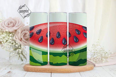 Juicy Watermelon 20oz Tumbler Wrap Sublimation sassyprint 