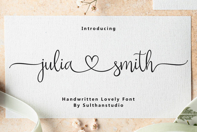 Julia Smith Font Sulthan studio 