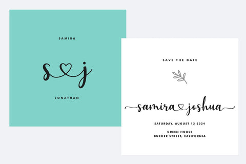 Juliet Love - Wedding Branding Font Jimtype Studio Font Jimtype Studio 
