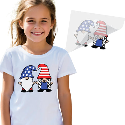 July 4th Gnomes DTF Transfer Physical So Fontsy T-Shirt Iron-On Transfer Shop