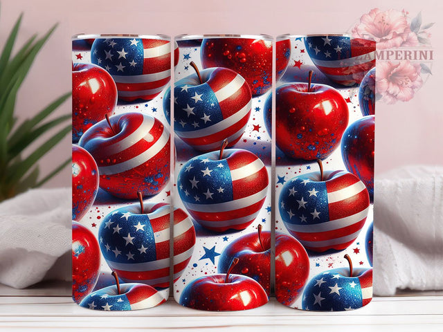 July 4th Patriotic Teacher Tumbler Wrap, July 4th Teacher, USA Education Gift, American Teacher, Sublimation Template, 20oz Tumbler Wrap, Teacher Flag Design Sublimation Li Zamperini 
