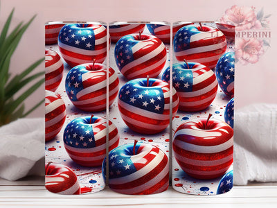 July 4th Patriotic Teacher Tumbler Wrap, July 4th Teacher, USA Education Gift, American Teacher, Sublimation Template, 20oz Tumbler Wrap, Teacher Flag Design Sublimation Li Zamperini 