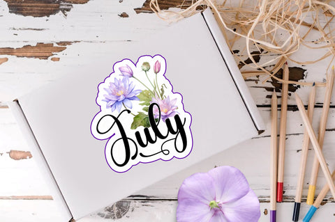 July Sticker Design Sublimation Regulrcrative 