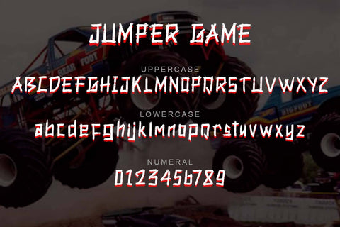 Jumper Game Font Prasetya Letter 