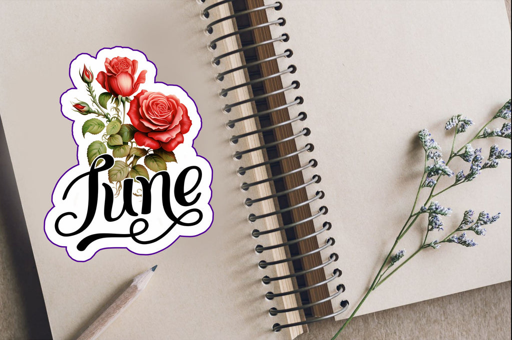 June Sticker Design - So Fontsy