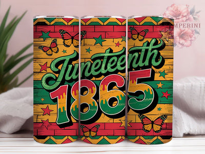 Juneteenth 1865 Freedom Celebration Tumbler, 1865 Tumbler Design, Black History Tumbler, 20oz Sublimation Wrap, African American Gift, Freedom Celebration Wrap Sublimation Li Zamperini 
