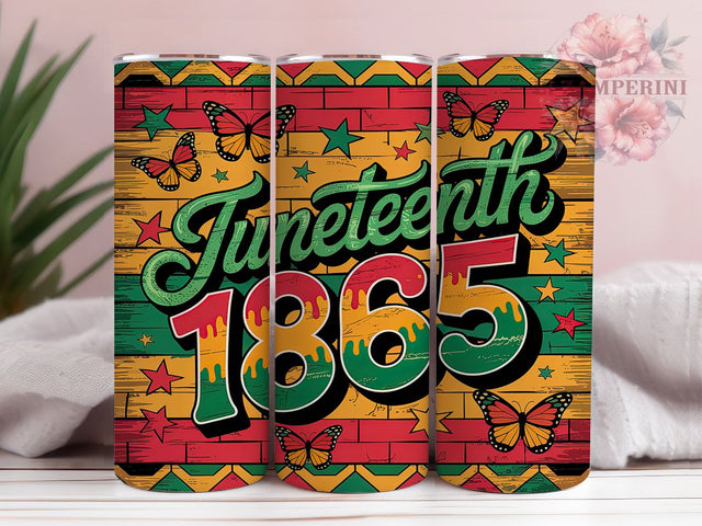 Juneteenth 1865 Freedom Celebration Tumbler, 1865 Tumbler Design, Black History Tumbler, 20oz Sublimation Wrap, African American Gift, Freedom Celebration Wrap Sublimation Li Zamperini 
