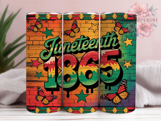 Juneteenth 1865 Freedom Celebration Tumbler, 1865 Tumbler Design, Black History Tumbler, 20oz Sublimation Wrap, African American Gift, Freedom Celebration Wrap Sublimation Li Zamperini 