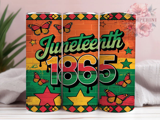 Juneteenth 1865 Freedom Celebration Tumbler, 1865 Tumbler Design, Black History Tumbler, 20oz Sublimation Wrap, African American Gift, Freedom Celebration Wrap Sublimation Li Zamperini 