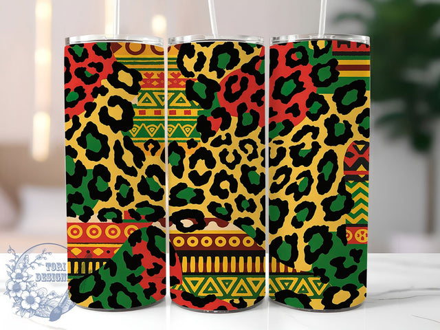 Juneteenth African Colors Black History Tumbler Wrap, African Colors Design, 20oz Sublimation Tumbler, Black History Tumbler, Pan African Pride Wrap, Freedom Celebration Tumbler Sublimation ToriDesigns 