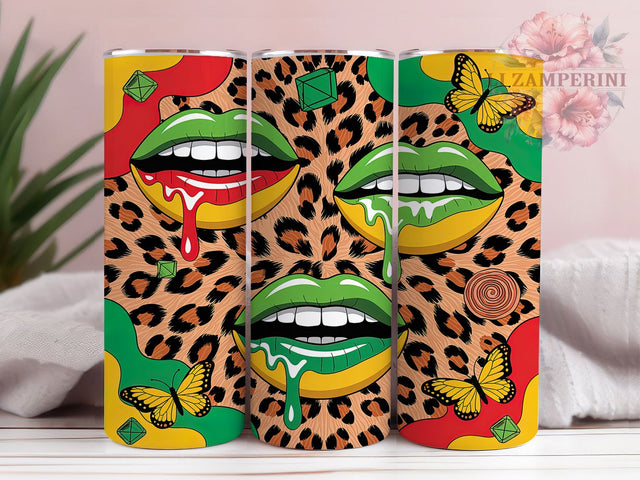 Juneteenth Afro Lip Melanin Pride Tumbler Wrap, Afro Lip Wrap Design, 20oz Freedom Day Tumbler, Melanin Pride Sublimation, Lip Art Tumbler Wrap, Black Girl Magic Tumbler Sublimation Li Zamperini 