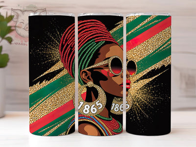 Juneteenth Afro Woman Freedom Tumbler Wrap, Afro Woman, 1865 Freedom, Melanin Pride, Empowerment Style, Bold Wrap, Sublimation Design Sublimation Lara' s Designs 