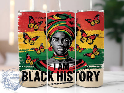 Juneteenth Black History Pride Tumbler Wrap, Black History Design, I'm Black Tumbler, 20oz Sublimation Wrap, African American Pride, Juneteenth Celebration Wrap, Black History Month Tumbler Sublimation ToriDesigns 