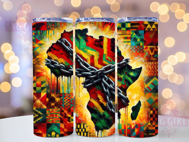 Juneteenth Black Lives Matter Melanin Power Tumbler Wrap, Black Lives Matter Design, African American Pride PNG, 20oz Freedom Wrap, Melanin Power Tumbler, Social Justice Sublimation Sublimation SvggirlplusArt 