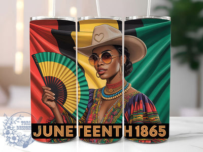 Juneteenth Black Queen Tumbler, Juneteenth 1865 Freedom Wrap, African American Pride Cup, 20oz Sublimation Wrap, Cultural Heritage Tumbler, Afrocentric Empowerment Cup, Strong Black Identity Wrap Sublimation ToriDesigns 