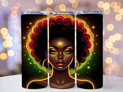 Juneteenth Black Woman Tumbler, Juneteenth Design, Freedom Day, Afrocentric Art, Tumbler Wrap, Sublimation Design, 20oz Tumbler, Cultural Celebration Sublimation SvggirlplusArt 