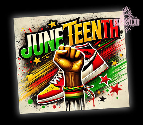 Juneteenth BLM Social Justice 20oz Tumbler, Black Lives Matter, Sublimation Wrap, 20oz Tumbler, African American Gift, Social Justice, Custom Drinkware Sublimation SvggirlplusArt 