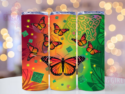 Juneteenth & Butterfly Tumbler Wrap, Butterfly Tumbler Design, 20oz Sublimation Wrap, Black History Gift, Butterfly Sublimation, Printable Juneteenth Wrap, African American Art Sublimation SvggirlplusArt 