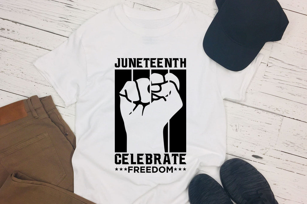 Juneteenth Celebrate Freedom SVG File - So Fontsy