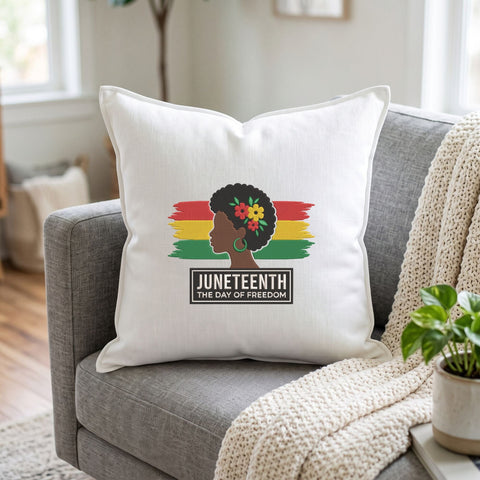 Juneteenth Embroidery Design – Black Woman Afro Silhouette Freedom Day African American Machine Embroidery File Embroidery/Applique DESIGNS PatternFeed8 
