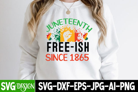 Juneteenth Free-ish Since 1865 SVG Cut File, Juneteenth Free-ish Since 1865 SVG Design, Juneteenth Celebrating Black Freedom SVG Cut File, Juneteenth Celebrating Black Freedom SVG Design, Black History SVG Cut File SVG BlackCatsMedia 