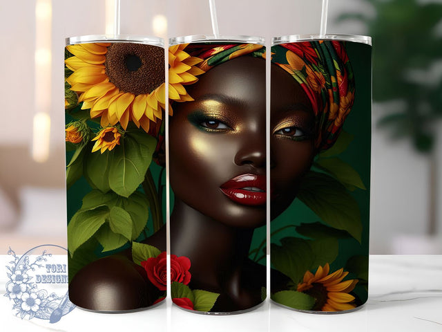 Juneteenth Freedom Black Woman Tumbler, Black Woman, African American, Freedom Celebration, Cultural Pride, 20Oz Tumbler, Sublimation Wrap Sublimation ToriDesigns 