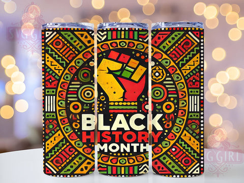 Juneteenth Freedom Pride 20oz Tumbler, Black History Month Tumbler, 20oz Tumbler Wrap, African American Pride, Celebrating Freedom, Sublimation Wrap, Historical Awareness Gift Sublimation SvggirlplusArt 