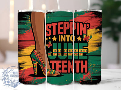 Juneteenth Freedom Pride Tumbler, Freedom Tumbler, Stylish 20oz Wrap, Sublimation Design, Trendy Gift Idea, Black Pride Wrap, Juneteenth Celebration Tumbler Sublimation ToriDesigns 