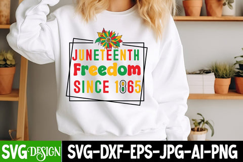 Juneteenth Freedom Since 1865 SVG Design,Juneteenth SVG Cut File, Juneteenth Sublimation Design, Juneteenth SVG Cut File, Juneteenth Sublimation Design, Black hIstory SVG Bundle , Black Woman SVG Design SVG BlackCatsMedia 