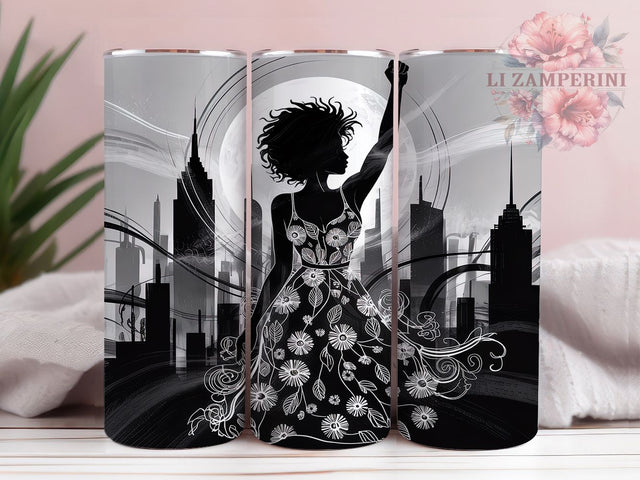 Juneteenth Girl Power 20oz Tumbler Wrap, Girl Power Design, Black History Wrap, 20oz Sublimation, Melanin Magic, Freedom Celebration, African American Pride Sublimation Li Zamperini 
