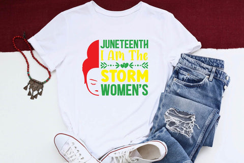 Juneteenth I Am The Storm Womens SVG Angelina750 