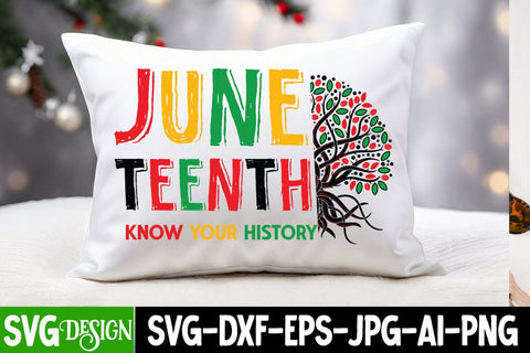 Juneteenth Know Your History SVG Design, Juneteenth SVG Cut File, Juneteenth Sublimation Design, Juneteenth SVG Cut File, Juneteenth Sublimation Design, Black hIstory SVG Bundle , Black Woman SVG Design SVG BlackCatsMedia 