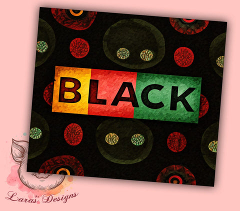 Juneteenth License Plate 20oz Tumbler, Black License Plate Design, African American Pride, Cultural Celebration Drinkware, Unique Juneteenth Gift, Black History Month Tumbler Sublimation Lara' s Designs 