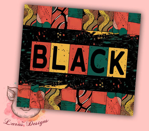 Juneteenth License Plate 20oz Tumbler, Black License Plate Design, African American Pride, Cultural Celebration Drinkware, Unique Juneteenth Gift, Black History Month Tumbler Sublimation Lara' s Designs 