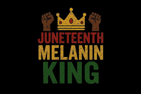 Juneteenth Melanin King PNG Printable File Sublimation Creativedesigntee 