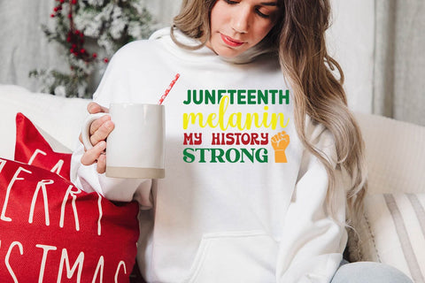 Juneteenth Melanin My History Strong SVG Angelina750 