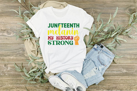 Juneteenth Melanin My History Strong SVG Angelina750 