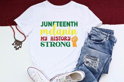 Juneteenth Melanin My History Strong SVG Angelina750 