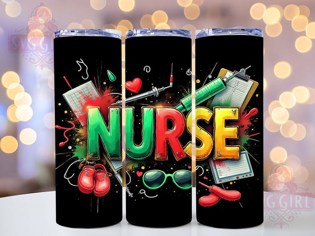 Juneteenth Nurse Black History Tumbler, Black History Tumbler, 20oz Tumbler Sublimation, Freedom Day Wrap, African American Pride Tumbler, Nurse Appreciation Gift, Melanin Nurse Design Sublimation SvggirlplusArt 