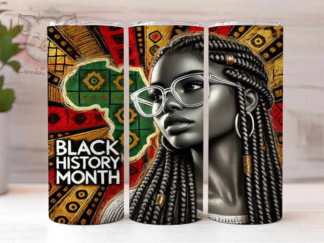 Juneteenth Pride 20oz Tumbler, Black History Month, Sublimation, African American Pride, Cultural Awareness Drinkware, Historical Celebration Tumbler, Unique Black History Gift Sublimation Lara' s Designs 