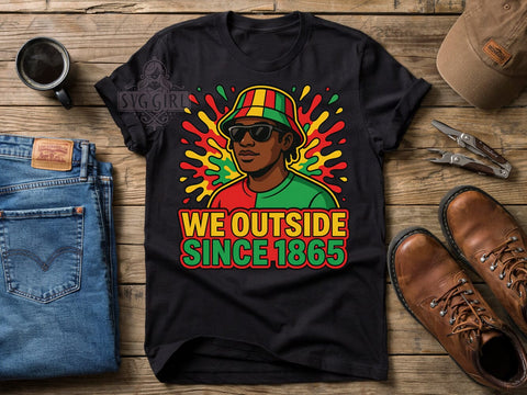 Juneteenth Pride Man T-Shirt PNG, Juneteenth Pride, Rastafari Hat, Bold Colors, Black Man Art, Sublimation PNG, Cultural Strength, Freedom Statement Sublimation SvggirlplusArt 