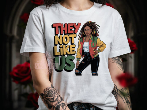 Juneteenth Pride Woman T-Shirt PNG, Juneteenth Pride, Black Woman, Dreadlocks Style, Empowerment Shirt, Sublimation PNG, Cultural Strength, Bold Statement Sublimation SvggirlplusArt 