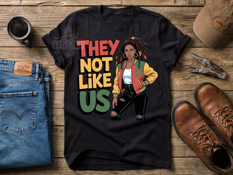 Juneteenth Pride Woman T-Shirt PNG, Juneteenth Pride, Black Woman, Dreadlocks Style, Empowerment Shirt, Sublimation PNG, Cultural Strength, Bold Statement Sublimation SvggirlplusArt 