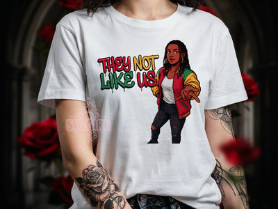 Juneteenth Pride Woman T-Shirt PNG, Juneteenth Pride, Black Woman, Dreadlocks Style, Empowerment Shirt, Sublimation PNG, Cultural Strength, Bold Statement Sublimation SvggirlplusArt 